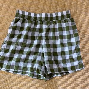 Forever 21 check shorts